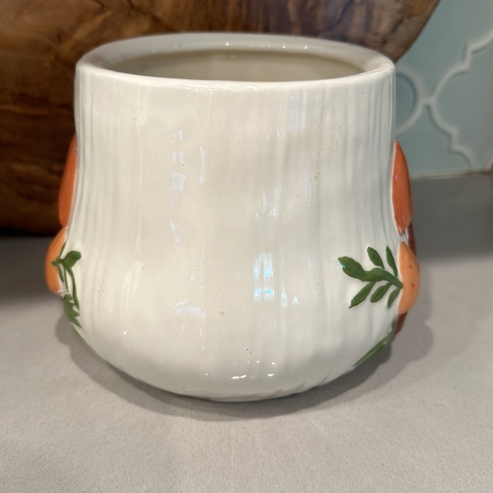 Mushroom small canister cookie jar vintage Arnel’s decor kitchen cottagecore - Picture 9 of 14